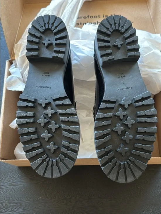 Reformation Black Patent Penny Loafers - Picture 2 of 5